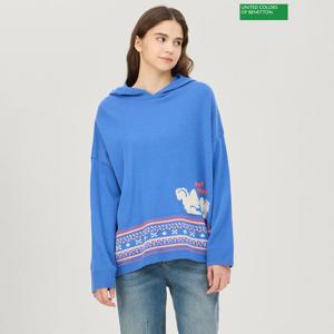 베네통 다람쥐 후드 니트 BAKP63461