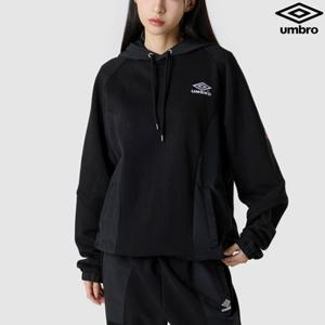 [엄브로] HBL 하이브리드 니트 후드티 UQ321CHD97_BLK0