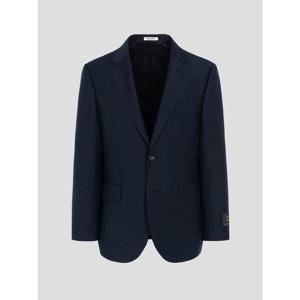 [로가디스] 울 캐시미어 미니멀 루즈 핏 수트 재킷  와인 (RX5901N13Z)