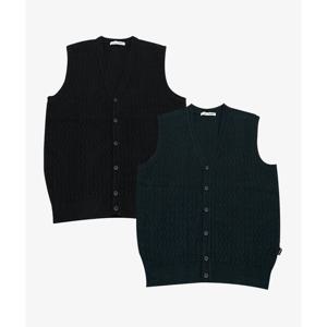 [크로커다일남성]바스켓 조직감 오픈 베스트 2종컬러 CDAAAKV330