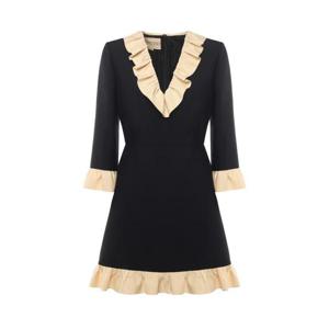 발렌티노 가라바니 미디 원피스 7B3VADY0 1CFTB1 BLACK BETULLA