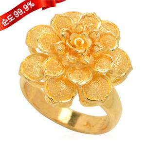 순금 반지 18.75g 24K [별빛장미]