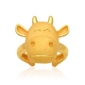 순금 돌반지 3.75g 24K [소띠 큰송아지]