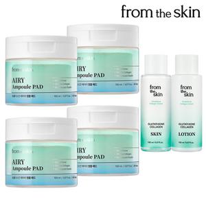 프롬더스킨 에어리 앰플패드 60매 4ea+스킨,로션