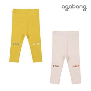 [아가방]러브골지쫄바지(IVORY,YELLOW)_01P552002