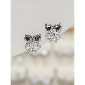 볼라레 세이브존03 볼라레 화이트부엉이 써지컬스틸귀걸이 SAVSSS1549