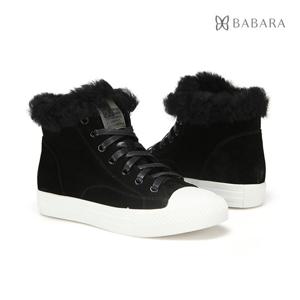 [바바라(슈즈)]스웨이드 안지퍼 퍼내피 캐주얼 앵클부츠 BBB832_GR