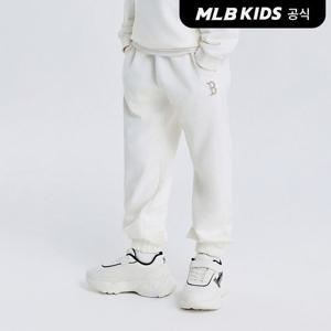 [택가59,000원][MLB키즈]베이직 스몰로고 조거팬츠 BOS (Cream)7APTB0151-43CRS