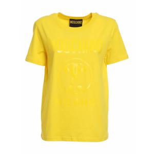 [MOSCHINO] 라프리마 여성 티셔츠 로고 프린트 071805410027 옐로우 /8