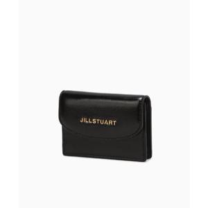 [JILLSTUART ACC][코코] 블랙 로고 포인트 장식 소가죽 카드지갑 JAWA5E521BK