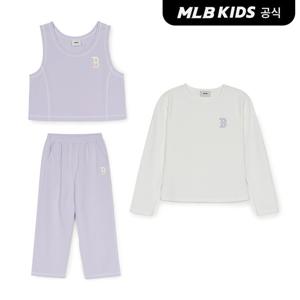 [택가139,000원][MLB키즈]바시티 여아 조끼 티셔츠 3 세트 BOS (Mg.Lavender)7FS1V2151-43LDM