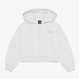 [노스페이스키즈] (NJ5JR03T_헤더그레이) 걸즈 N 그루브 집업 자켓   NKUS