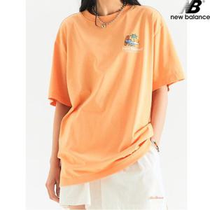 [뉴발란스] NBNED32763-OR NB BOY WAVE CLUB 피크닉 반팔티 남녀공용 티셔츠