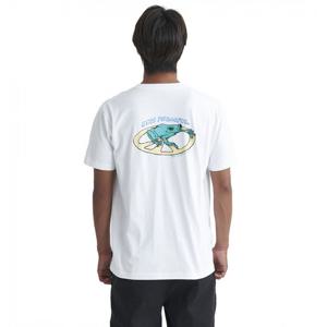 [퀵실버]퀵실버 남성 화이트 루즈핏 반팔 티셔츠 (QE21ST119WHT)