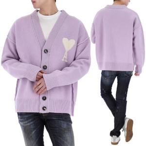 25SS 아미 빅 하트 로고 울 가디건 UKC090 KN0090 505