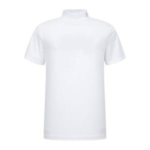 JDX HC06 남성 솔리드 하이넥 반팔 베이스 레이어(X2TSW2562WH) X2TSW2562