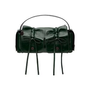 아크네 토트백 그린 멀티포켓 핸드백 251129F048036