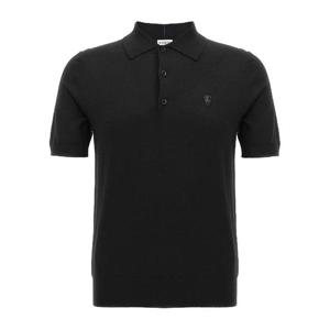 BURBERRY 울 폴로 셔츠 8104873BLACK
