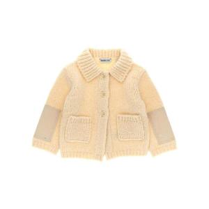 BURBERRY Knitted coat 8083890WHITE
