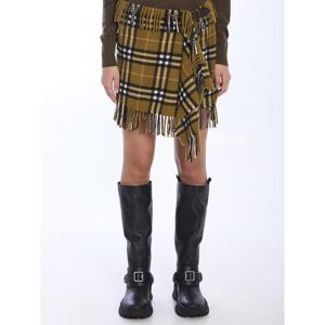 BURBERRY Check scarf skirt 8099716C1422