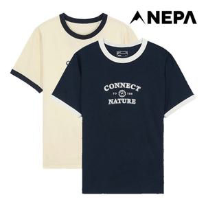 네파 여성 그래픽 세미 크롭 반팔 티셔츠 7L45378