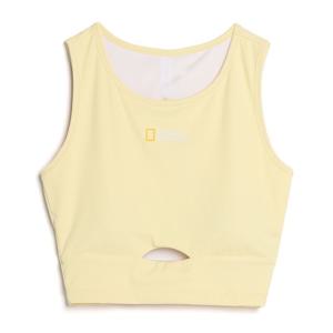 N252WRG420 여성 워터 크롭탑 LEMON