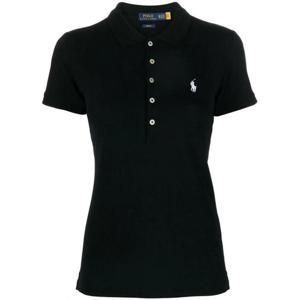 [RALPH LAUREN] 라프리마 여성 폴로 셔츠 Julie 자수 로고 211870245005 001 블랙 /9