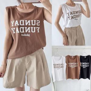 [아이우먼]위쉬몰 NS 선데펀데라운드기본나시(U549H505) 빅사이즈