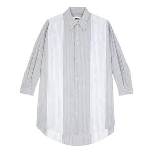 25 FW 메종마르지엘라 스트라이프 셔츠 드레스 S52CT0766S76458 TP432153932