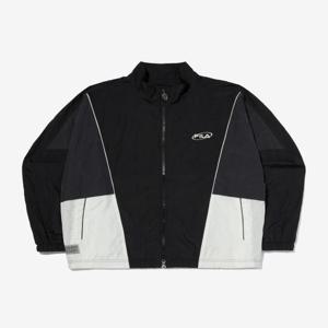 [휠라] 정상* 169,000원 크링클 메쉬안감 컬러블럭 바람막이(FS2JKG1102X_BLK)