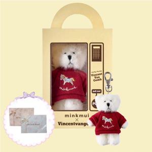선물추천[밍크뮤HP](WH)밍크뮤X빈센트반곰흐-bear키링 (35970-BHB-07)