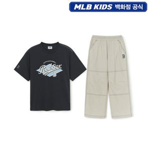 [MLB KIDS] 스트릿 반팔, 우븐팬츠 세트 - CGS (7AS1B4153)