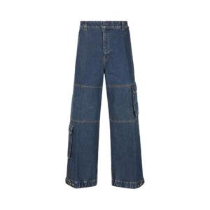 구찌 콘트라스트 스티치 와이드 레그 진 774082XDCS9 4447 TP942840723