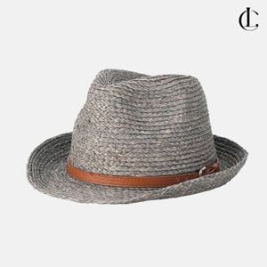 엘케이트 여성 밀짚모자 라피아 가죽끈 챙모자 여름 페도라 LMJ088
