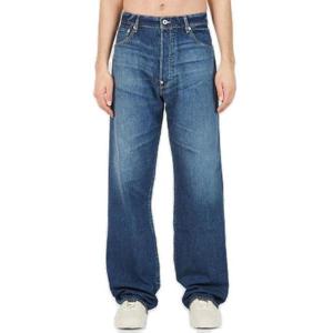 Kenzo Suisen 와이드 레그 릴랙스 핏 진 FD55DP4066B2 DD TP944241886