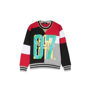 DSQUARED 07 슬라우치핏 크루넥 스웨트셔츠 DQ1424KD0A3GDQ911