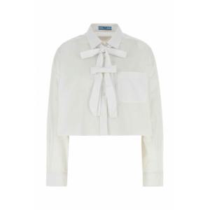 [PRADA] 라프리마 여성 셔츠 P462ISOOO1XV2 F0009 화이트 /2