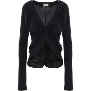 25 FW 생로랑 크레이프 드 신 블라우스 820520Y100W TP434887364