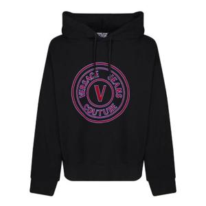 Versace 진스 꾸뛰르 로고 프린트 드로스트링 후드티 75GAII04CF00I 899 TP945300406