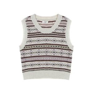 [레코브](레코브) 스트라이프패턴 니트 베스트(LC31CXKV510X)