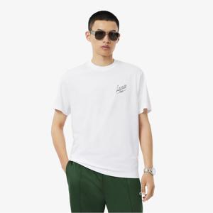 라코스테 공식 남성 백 프린팅 클래식핏 반팔 티셔츠 TH5948-55N 001