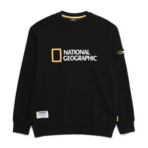 내셔널지오그래픽 N234USW060 폴리카터 빅 로고 풀기모 맨투맨 CARBON BLACK
