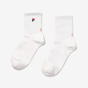 [휠라] TAG가 18,000원 여성 중목 양말 3매입 (FS3SCF6804F_WHI)