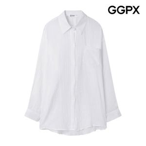 [지지피엑스]여름 긴팔 루즈핏 셔츠 GP7SH038F