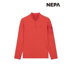[네파] 여성 마운틴 소매 포켓 집업 티셔츠 7I25400