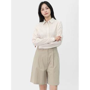 [엘케이트] 여자 스트라이프 셔츠 남방 긴팔 주즈핏 카라 셔츠 LCHT082