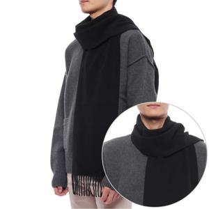 [아미] 25FW 남성 하트 로고 울 머플러 (USF677 334 001 M 25F)