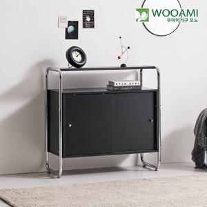 우아미가구 모노 베론 미드센츄리 슬라이딩 수납장 850