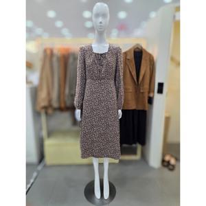 [플라스틱아일랜드]스퀘어넥 프린트 원피스 PQ3WO902_DJ