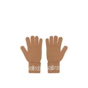 25 FW 로베르토 카발리 울 혼방 로고 장갑 TALR25IR042 TP443570952